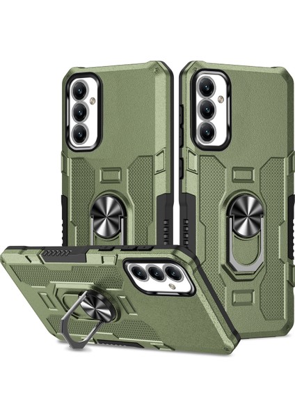 Samsung Galaxy A16 Telefon Halkası Kickstand Pc + Tpu Darbeye Dayanıklı Kapak (Yurt Dışından)
