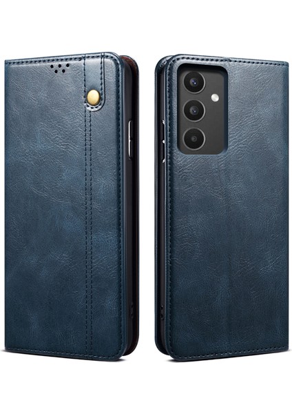 Samsung Galaxy A13 4g / 5g Crazy Horse Doku Mumlu Deri Cüzdan Standlı Telefon Kapağı (Yurt Dışından)
