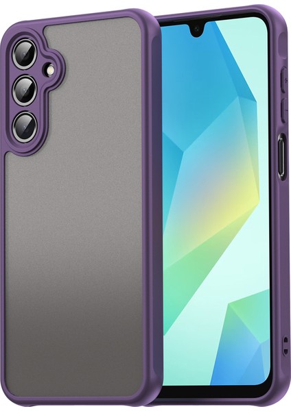 Samsung Galaxy A16 Drop Proof Hava Yastıkları Buzlu Saydam Pc + Tpu Arka Kapak (Yurt Dışından)