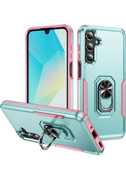 Samsung Galaxy A16 Yüzüklü Kickstand Pc + Tpu Telefon Kapağı (Yurt Dışından)