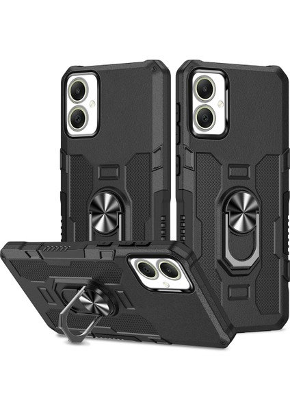 Samsung Galaxy A05 4g Telefon Kılıfı Halka Kickstand Pc + Tpu Darbeye Dayanıklı Kapak (Yurt Dışından)