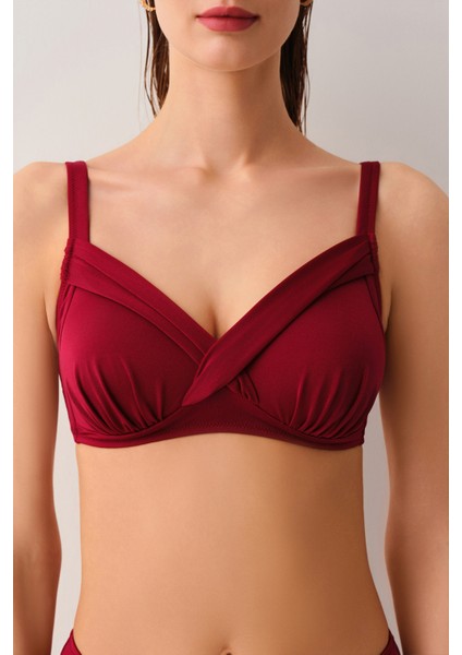 Kaplı Bantlı Korseli Toparlayıcı Bikini Üst modelleri