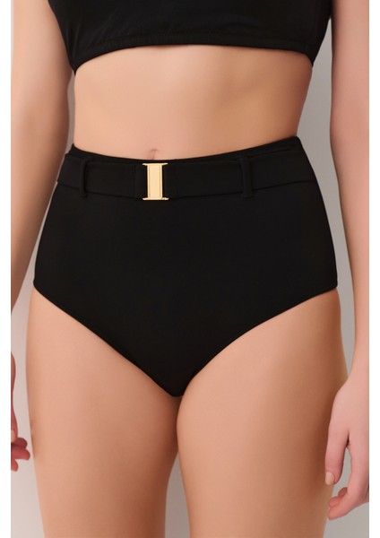 Yüksek Bel Kemerli Bikini Alt