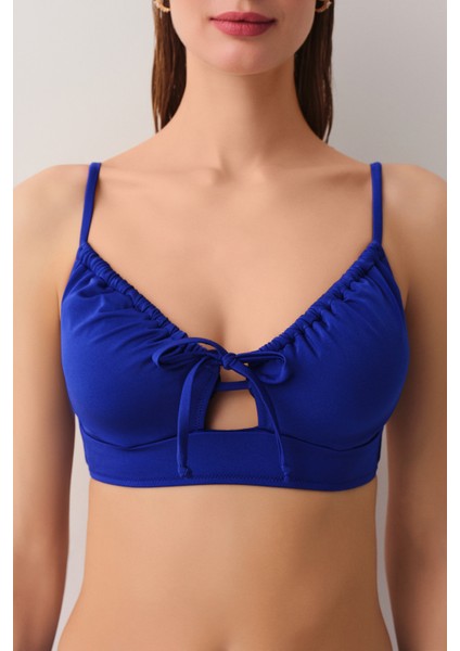 Balenli Körüklü Bralet Bikini Üst modelleri
