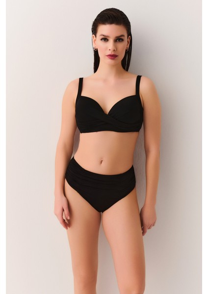 Önü Burgulu Korseli Balenli Toparlayıcı Bikini Üst fiyatları