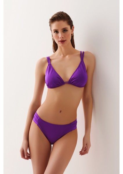Yanı Pileli Bikini Alt fiyatları