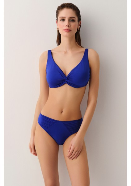 Önü Burgulu Balenli Toparlayıcı Bikini Üst fiyatları