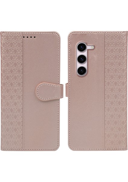 Samsung Galaxy S23 Plus Manyetik Toka Deri Telefon Kılıfı (Yurt Dışından)