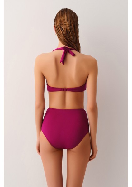 Kalın Bağcıklı Straplez Bikini Üst