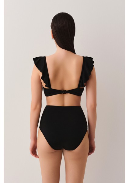 Volanlı Bralet Bikini Üst