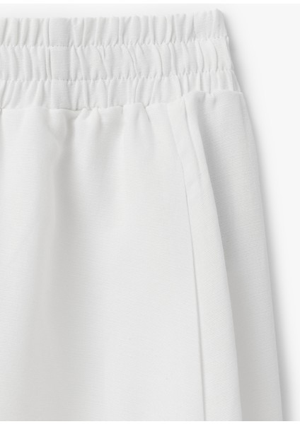 Rahat Kalıp Viskon-Keten Karışımlı Cepli Uzun Kloş Etek indirimleri