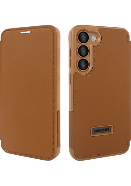 Samsung Galaxy S23 Plus Kickstand Rfıd Engellemeli Manyetik Telefon Kapağı (Yurt Dışından)
