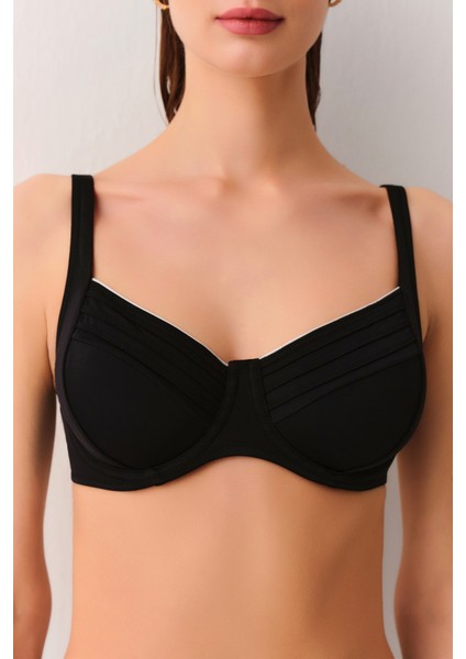 Biyeli Balenli Toparlayıcı Bikini Üst