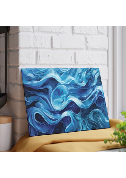 Zarif Dokulu Cam Kesme Tahtası - Çizilmez Kaymaz Mutfak Dekor Aksesuarı fiyatları