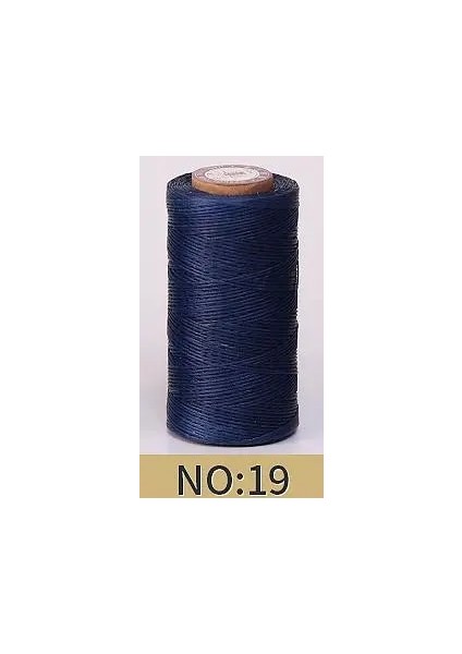 No.19 Tarzı D Hq Kalınlığı Mumlu Iplik Deri Mumlu Kordon Diy El Sanatları Aracı El Dikiş Ipliği Düz Mumlu Dikiş Hattı (Yurt Dışından)