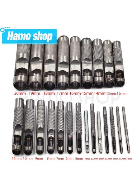 1,5 mm Tarzı Tüm Boyut Seçim Deri Araçları Deri Yumruk Içi Boş Zımba Leathercraft Delik Delme Zanaat Dıy Giyim Kemer Kanvas (Yurt Dışından) fiyatları