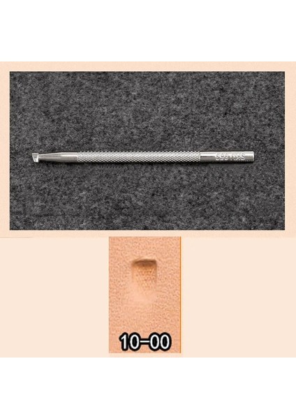 No.10 Stili Deri Oyma Baskı Manuel Dıy Deri Alaşım Baskı Araçları Oyma ve Çiçek Vurma Için Özel Baskı Araçları K536 (Yurt Dışından)