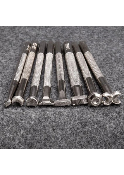 No.10 Stili Deri Oyma Baskı Manuel Dıy Deri Alaşım Baskı Araçları Oyma ve Çiçek Vurma Için Özel Baskı Araçları K536 (Yurt Dışından) modelleri