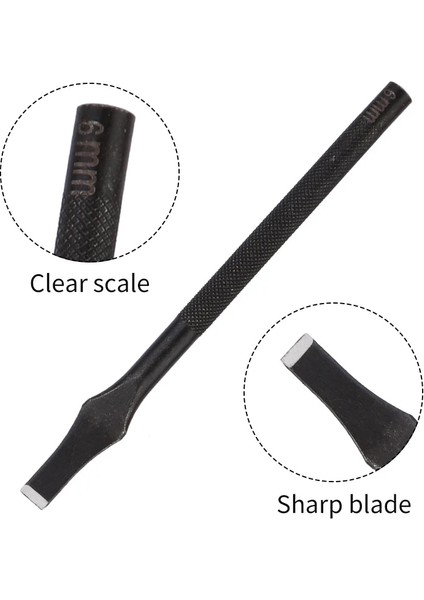 12MM Tarzı Lmdz mm Deri El Sanatları Araçları Yuvası Zımbalar Düz Uçlu Düz Yumruk Kesici Dıy El Işi Deri Düz Yumruk Kemer Araçları (Yurt Dışından) fırsatları