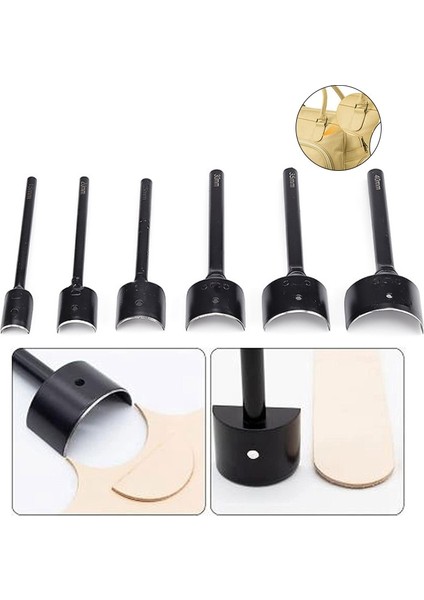 SIYAH-15MM Tarzı Yarım Daire Delme Dikiş Kesim Çelik Deri Köşe Kesici Uzunluğu 11 cm Manuel Yuvarlak Kemer Kayışı Cüzdan Çanta Deri Yumruk Aracı (Yurt Dışından) indirimleri
