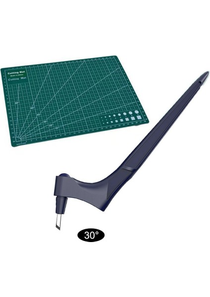 No.12 Tarzı Zanaat Kesme Aleti Döner Kesici Kağıt Sıkışma Desen Oyma Bıçağı Dekupaj Heykel Gravür Kesici Dıy Sanat Tasarım Aracı (Yurt Dışından)