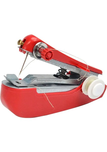 Kırmızı Stil Taşınabilir Manuel Dikiş Makinesi Giysi Için Basit El Iğne Akülü Dikiş Makinesi Mini El Işi Araçları Costura Couro (Yurt Dışından) fiyatları
