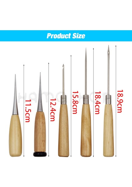 B01 Tarzı Ahşap Saplı Awl Dikiş Dikiş Aracı Delme Deri Delik Zımba Awl Dıy El Yapımı Dikiş Dikiş Ayakkabı Tamir Aracı (Yurt Dışından) fırsatları