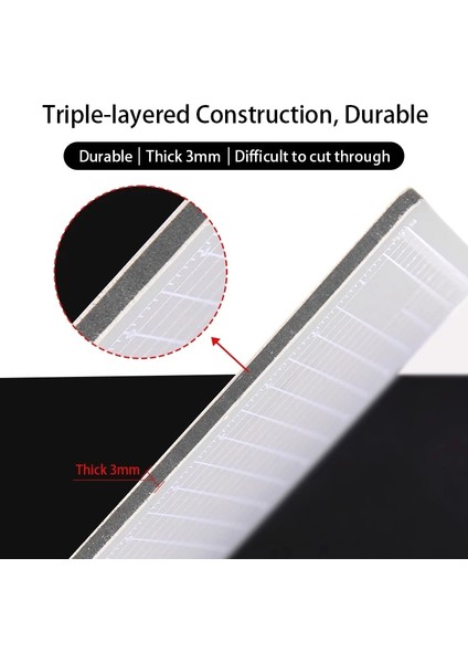 Gri-1 Adet Tarzı Wuta Mini Kesme Mat, Gravür Pedi, Oyma Bıçağı Dıy Zanaat Kesme Tahtası Çok Amaçlı Sanat Malzemeleri Kırtasiye Okul Malzemeleri (Yurt Dışından) fırsatları