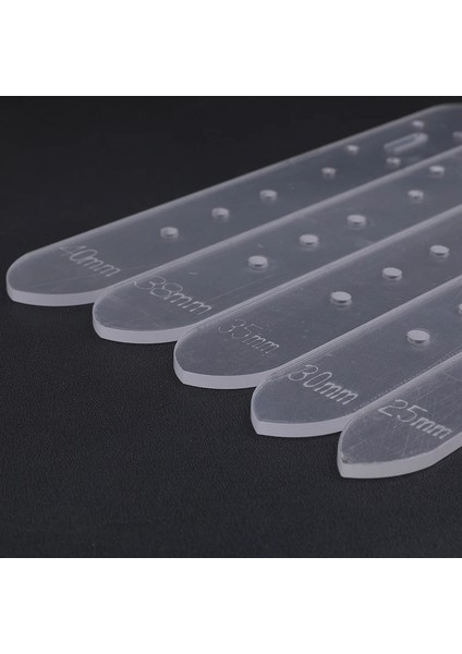 25MM Tarzı Rorgeto Akrilik Deri Kemer Tokası Kafa Sonu Konumlandırma Şablonları Dıy Delik Delme Deri Kemer Kütük Yumruk Zanaat Aksesuarları (Yurt Dışından) fırsatları