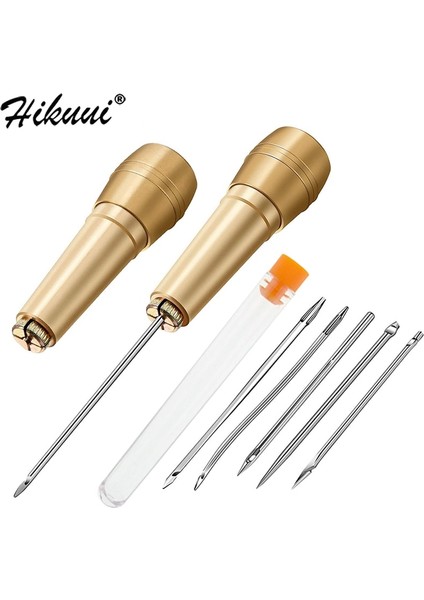 Set-H4-1 Stili Bakır Bız Seti Deri Kanvas Çadır Ayakkabı Dikiş Bız Konik Araçları Deri El Sanatları Iğne Kiti Tamir Aracı Setleri El Dikiş (Yurt Dışından) fiyatları