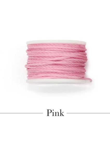 Pembe Tarzı Yuvarlak Profesyonel Deri Dikiş Mumlu Iplik, El Dikişli Aksesuarlar Hattı, Dikiş Bız Seti Için Sağlam Polyester (Yurt Dışından)