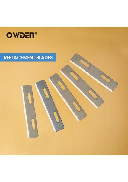 5 Adet Tarzı Owden Deri Emniyetli Eğimli Bıçaklar Deri Süper Kayakçı Bıçakları Keskin Aksesuarlar (Yurt Dışından)