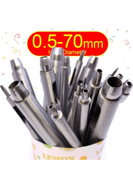 2mm Tarzı Yuvarlak Punch Hollow Punch Çelik Keski Deri Delgeç Kemerler, Metal Contalar, Deri, Kanvas (O 60MM) Için Kesme Aleti (Yurt Dışından) fiyatları