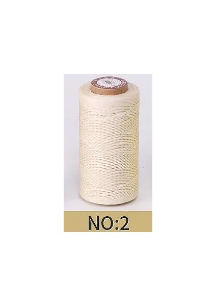 No.2 Tarzı D Hq Kalınlığı Mumlu Iplik Deri Mumlu Kordon Diy El Sanatları Aracı El Dikiş Ipliği Düz Mumlu Dikiş Hattı (Yurt Dışından)