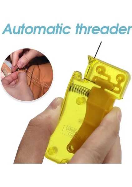 Otomatik Iğne Geçirici Dıy Aracı Ev El Makinesi Dikiş Otomatik Iplik Cihazı Yaşlı Yardımcı Programlar Çapraz Dikiş Ev Aracı (Yurt Dışından)