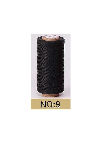 No.9 Stili D Hq Kalınlığı Mumlu Iplik Deri Mumlu Kordon Diy El Sanatları Aracı El Dikiş Ipliği Düz Mumlu Dikiş Hattı (Yurt Dışından)