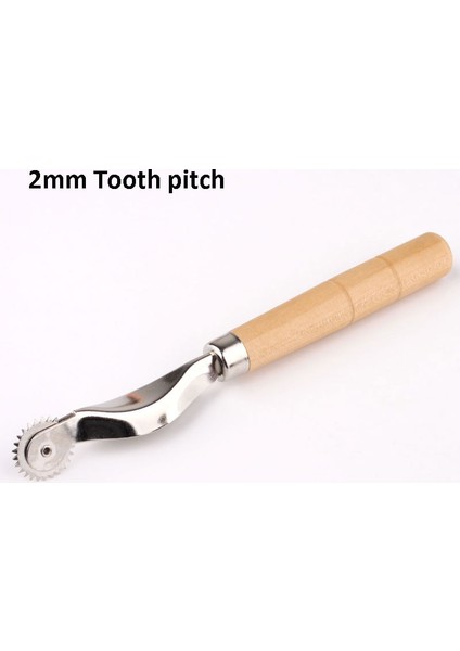 177 mm Tarzı Deri Pitch Overstitch Tekerlek Dikiş Uzay Kağıt Delme Aracı Rulet Spacer Dikiş Deri El Sanatları Aracı (Yurt Dışından) fiyatları