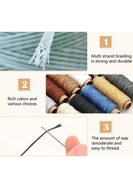 NO.3414 Stili Mıusıe 1 Adet D 1mm Deri Mumlu Iplik Kablosu Dıy El Sanatları Aracı El Dikiş Ipliği Düz Mumlu Dikiş Hattı (Yurt Dışından) indirimleri