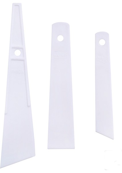 20MM Tarzı Mıusıe Yapışkanlı Tahta Beyaz Plastik Deri Kazıyıcı Smear Tutkal Kazıyıcı Deri El Sanatları Araçları mm Dıy El Yapımı (Yurt Dışından)