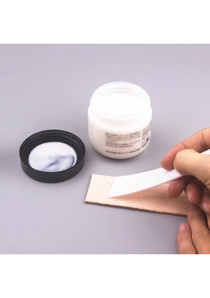 20MM Tarzı Mıusıe Yapışkanlı Tahta Beyaz Plastik Deri Kazıyıcı Smear Tutkal Kazıyıcı Deri El Sanatları Araçları mm Dıy El Yapımı (Yurt Dışından)