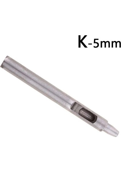 K-5mm Tarzı Yüksek Li Delme Deri Delik Delme Yuvarlak Çelik Deri El Sanatları Içi Boş Delik Delme Dıy Araçları Kemer Saat Kayışı Içi Boş Yumruk (Yurt Dışından)