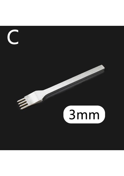 C Tarzı 1 Adet mm Delik Zımba Bağlama Kenar Dikiş Aracı Delik Yumruk Dıy Deri El Sanatları Zımba Dikiş Araçları Malzemeleri Prong (Yurt Dışından)