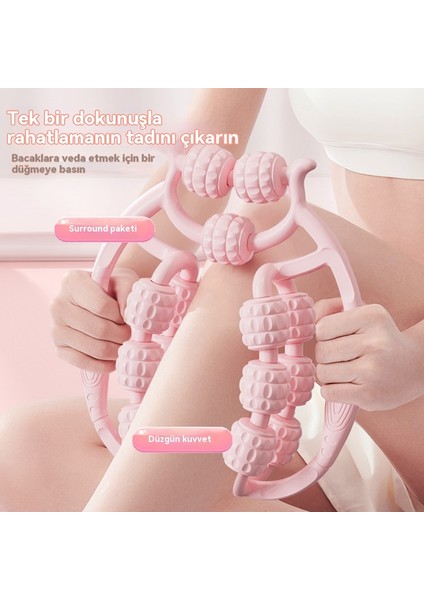 Ev Eğitim Masajı Sıska Bacaklar Dairesel Baldır Masaj Silindiri Masaj Klipsi (Yurt Dışından) fırsatları