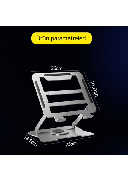 Katlanabilir Dönebilen Dizüstü Bilgisayar Standı (Yurt Dışından)