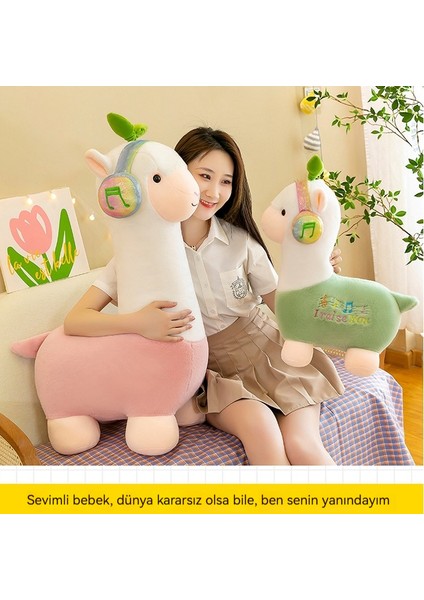 23CM Yeni Kulaklık Alpaka Aptal Sevimli Müzik Peluş Oyuncak (Yurt Dışından) modelleri