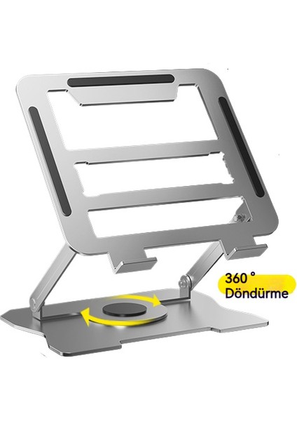 Katlanabilir Dönebilen Dizüstü Bilgisayar Standı (Yurt Dışından)