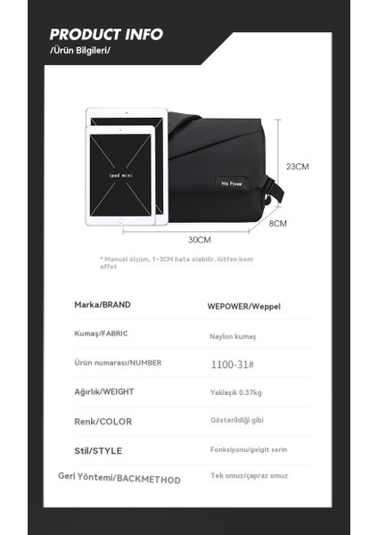 Erkekler Için Büyük Kapasiteli Su Geçirmez Basit Eğimli Şık Omuz Çantası (Yurt Dışından) modelleri