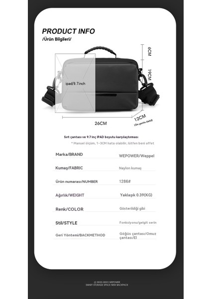 Basit Moda Tek Erkek Rahat Yatay Çapraz Çanta (Yurt Dışından) indirimleri
