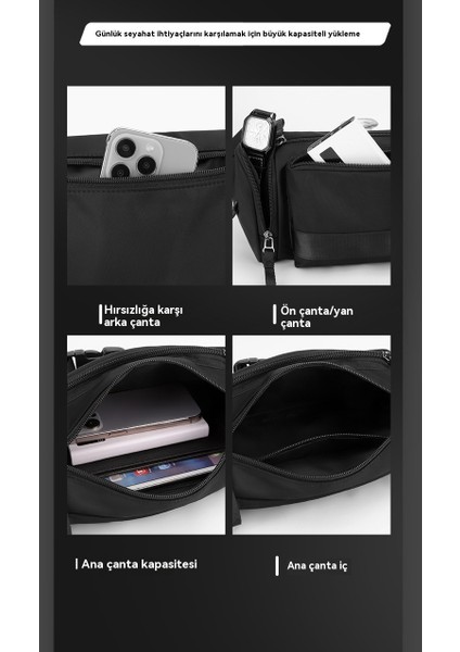 Açık Spor Büyük Kapasiteli Su Geçirmez Çok Fonksiyonlu Çapraz Omuz Çantası (Yurt Dışından) modelleri