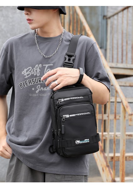 Erkekler Için Trend Açık Hava Eğlence Su Geçirmez Tek Omuz Messenger Çanta (Yurt Dışından) modelleri